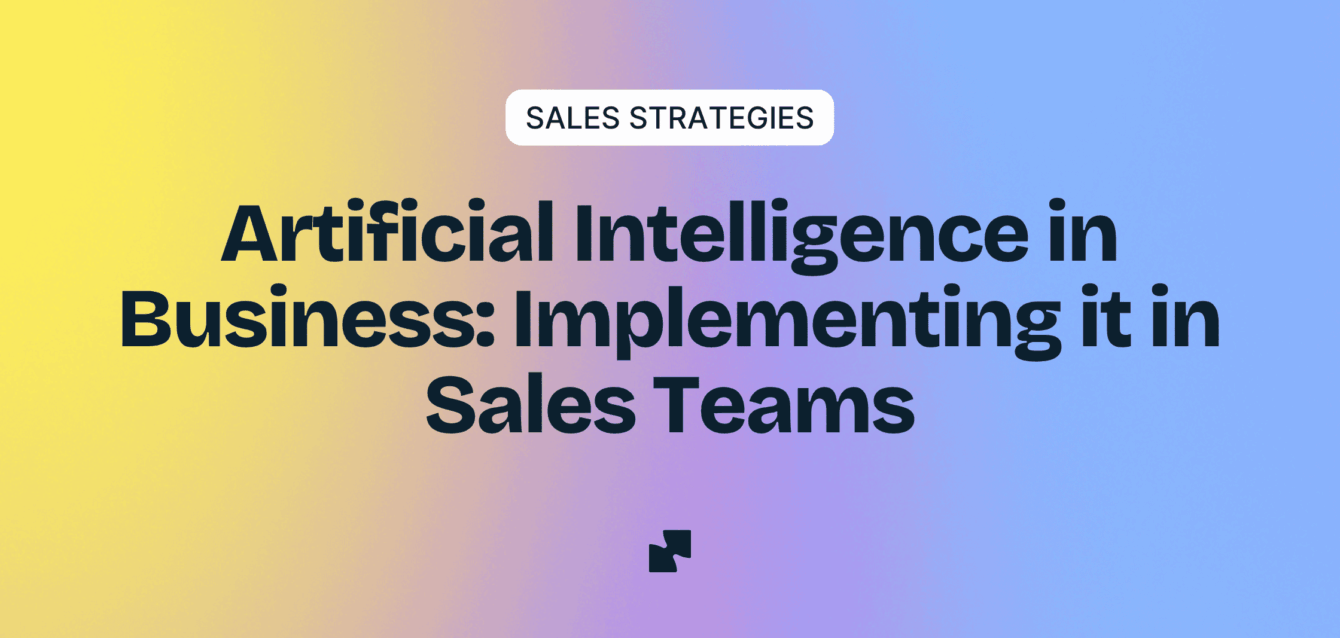 Artificial intelligence in business sales teams